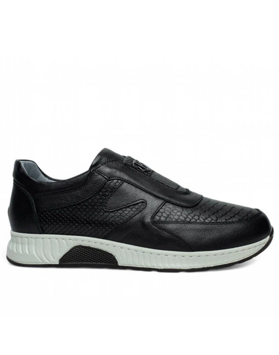 5070 MERT ERKEK POLİTABAN HAKİKİ DERİ LASTİKLİ AYAKKABI