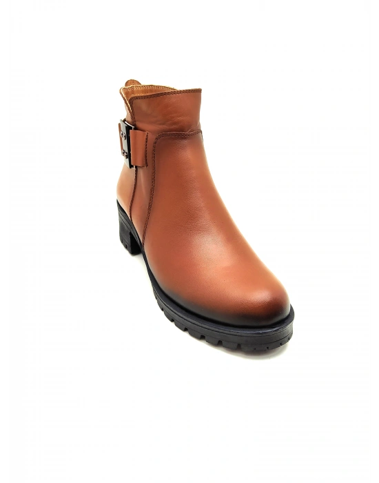 508 AYMODA DERİ TOKALI BAYAN BOTU