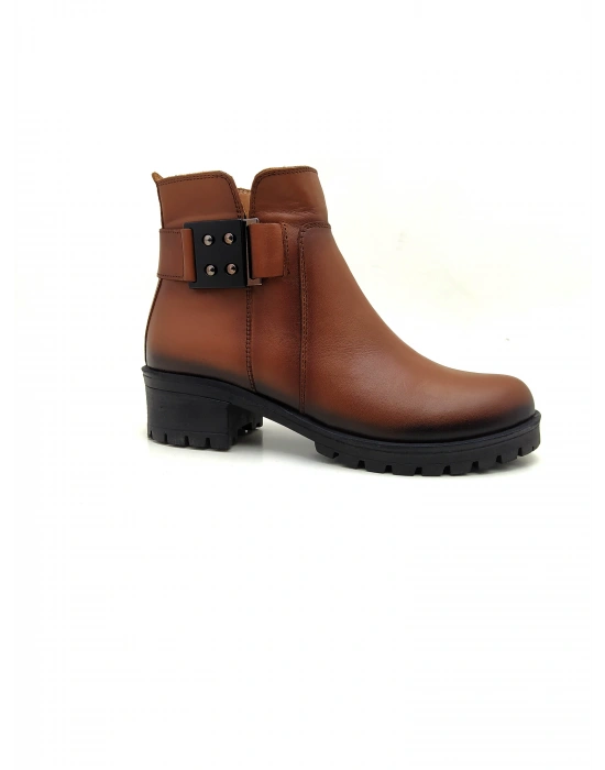 508 AYMODA DERİ TOKALI BAYAN BOTU