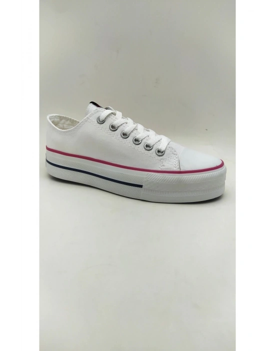 221929 BULLDOZER YÜKSEK TABANLI KISA KETEN AYAKKABI