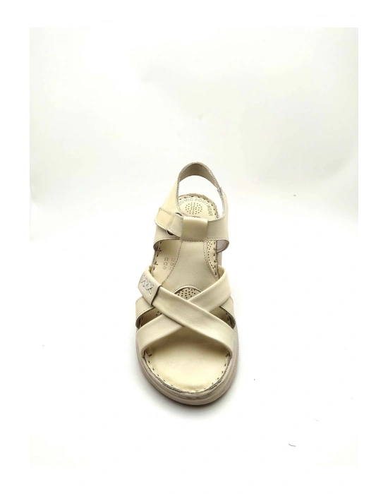 4002 VEFAZEN DERİ ANATOMİK SANDALET