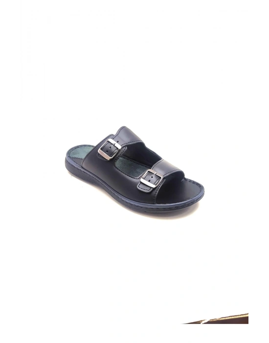 323 Axfor Deri Tokalı Terlik