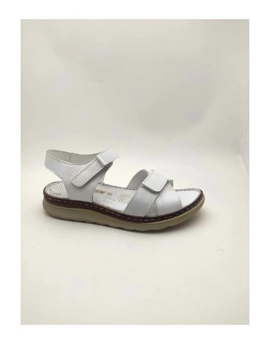 110 VEFAZEN CIRTLI DERİ SANDALET