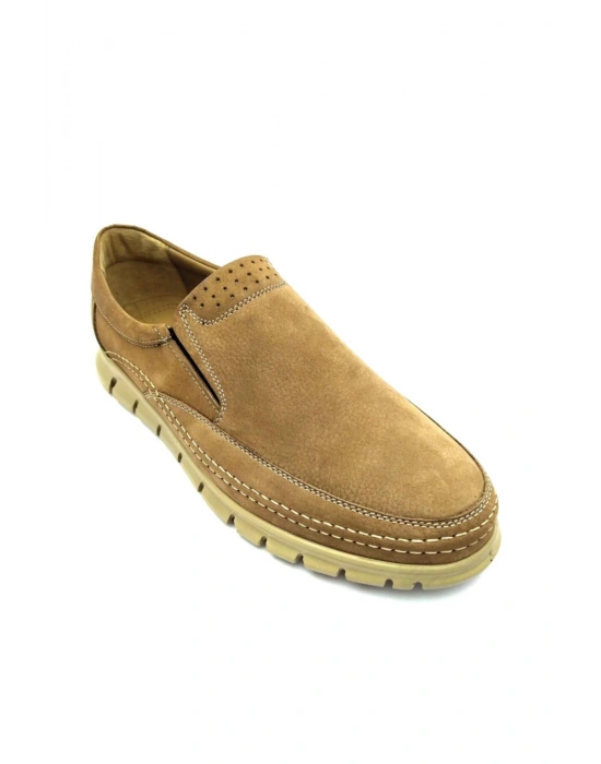 Erkek Vizon Hakiki Deri Casual Ayakkabı