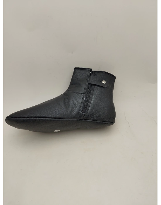 AYMODA BAYAN İNCE DERİ İÇİ PAMUKLU FERMARLI LASTİKLİ MES