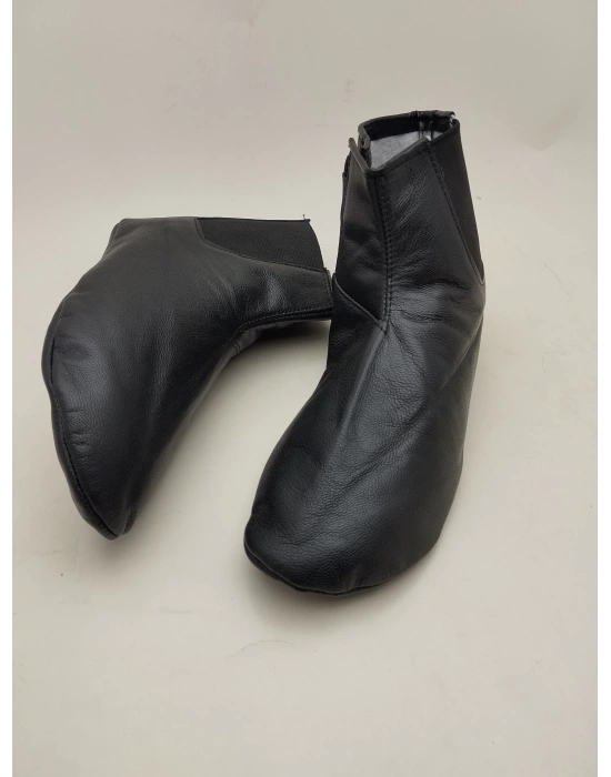 AYMODA ERKEK HAKİKİ DERİ İÇİ PAMUK ASTARLI FERMARLI LASTİKLİ MES