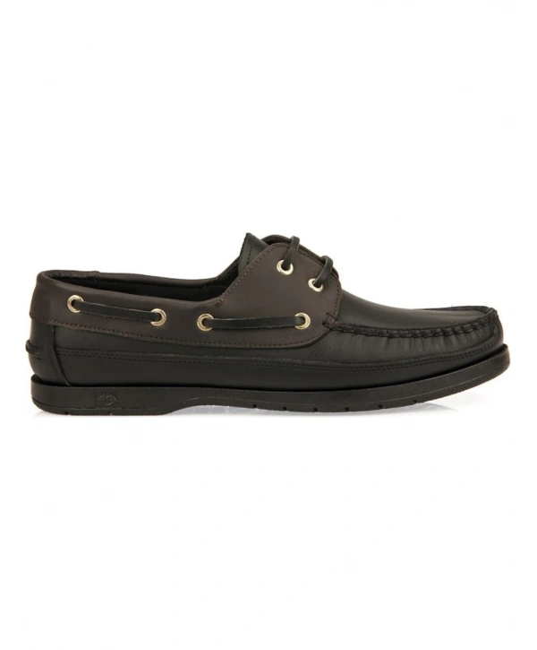 032 DAXİS UNİSEX KOKULU TABANLI HAKİKİ DERİ BAĞCIKLI AYAKKABI