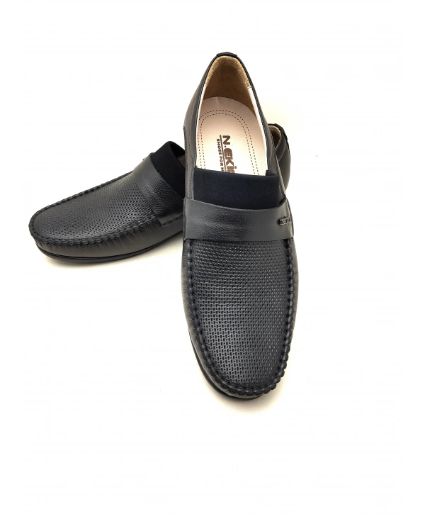 054 NUH EKİCİ SOFTLASTİKLİ DERİ ANATOMİK ERKEK BABET AYAKKABI