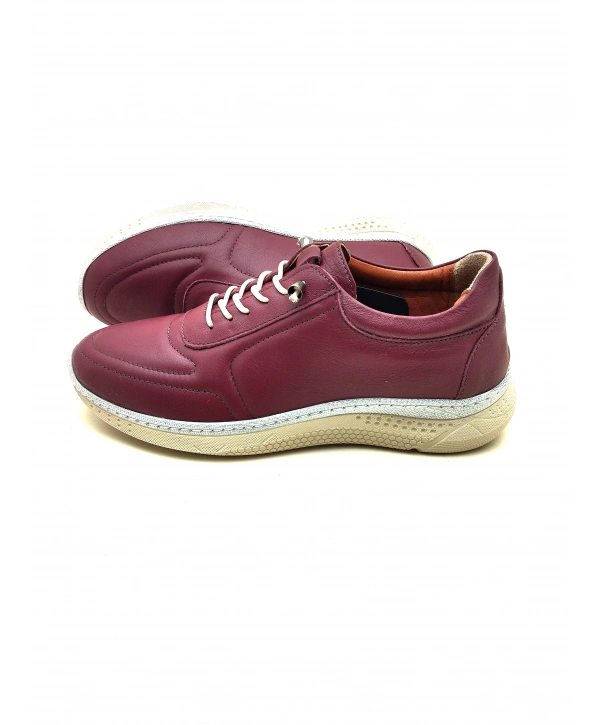 1115 AYMODA SOFT DERİ GÜNLÜK RAHAT ŞIK SPOR AYAKKABI