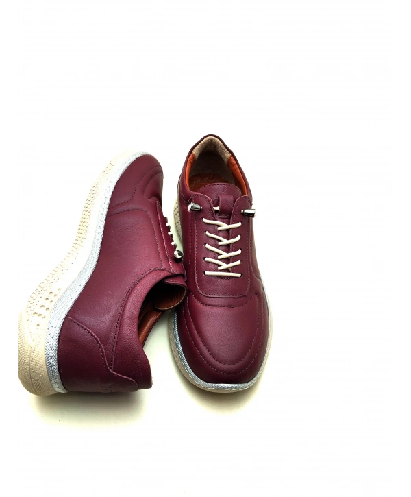 1115 AYMODA SOFT DERİ GÜNLÜK RAHAT ŞIK SPOR AYAKKABI