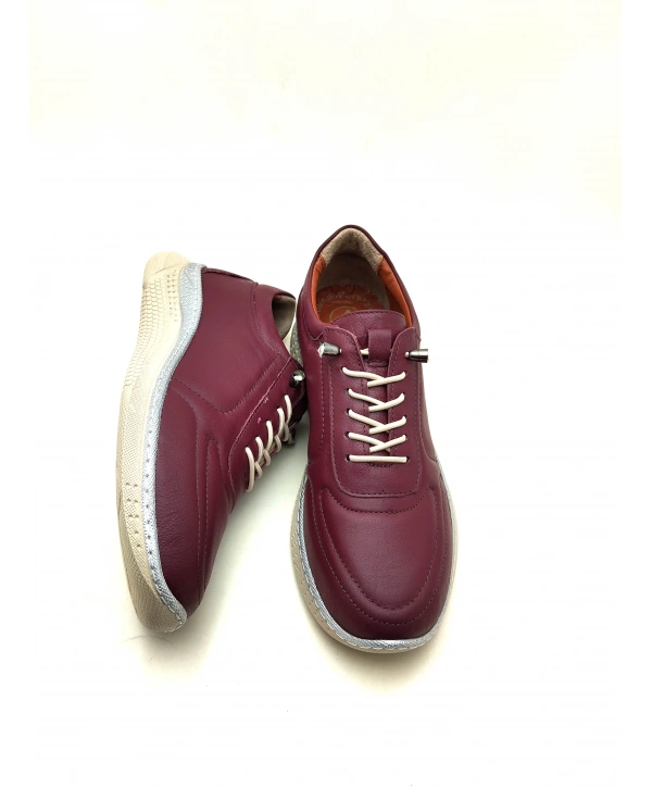 1115 AYMODA SOFT DERİ GÜNLÜK RAHAT ŞIK SPOR AYAKKABI