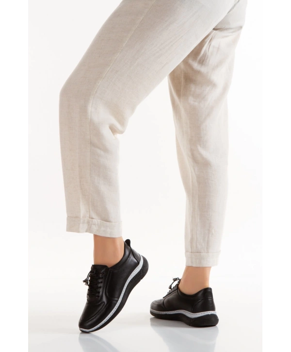 1115 VEFAZEN DERİ BAYAN KONFORT GÜNLÜK SPOR AYAKKABI