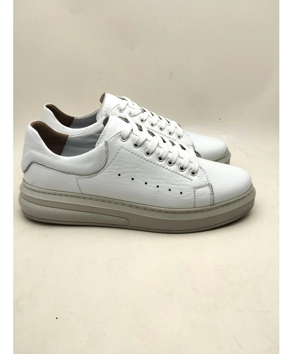 140 AYMODA DERİ ERKEK YÜKSEK POLİ TABAN AYAKKABI