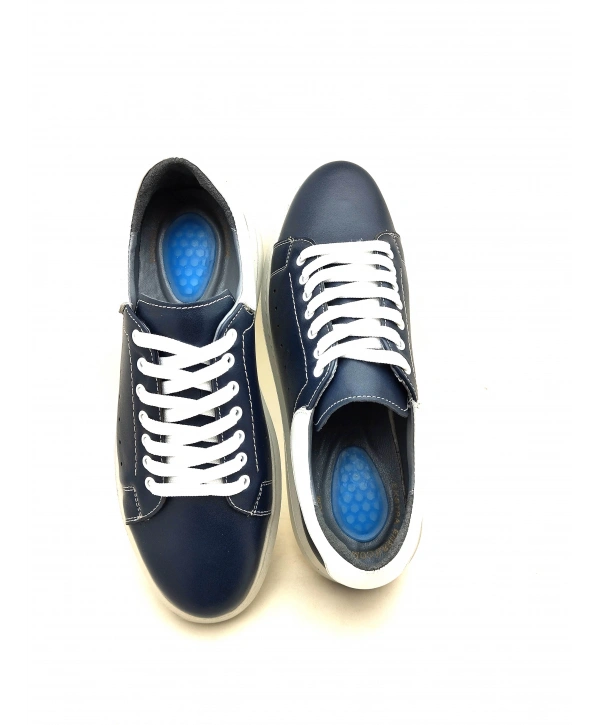 140 AYMODA DERİ ERKEK YÜKSEK POLİ TABAN AYAKKABI