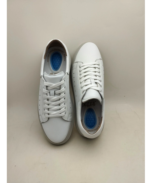 140 AYMODA DERİ ERKEK YÜKSEK POLİ TABAN AYAKKABI