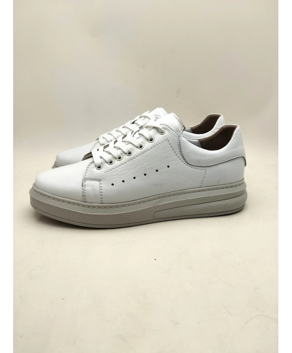 140 AYMODA DERİ ERKEK YÜKSEK POLİ TABAN AYAKKABI