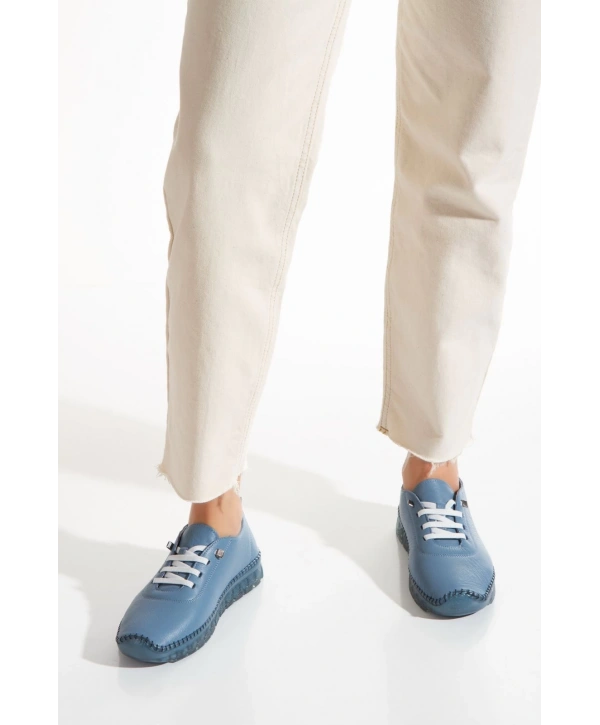 1701 VEFAZEN HAKİKİ DERİ SOFT ANATOMİK ŞEFFAF TABANLI KADIN AYAKKABISI