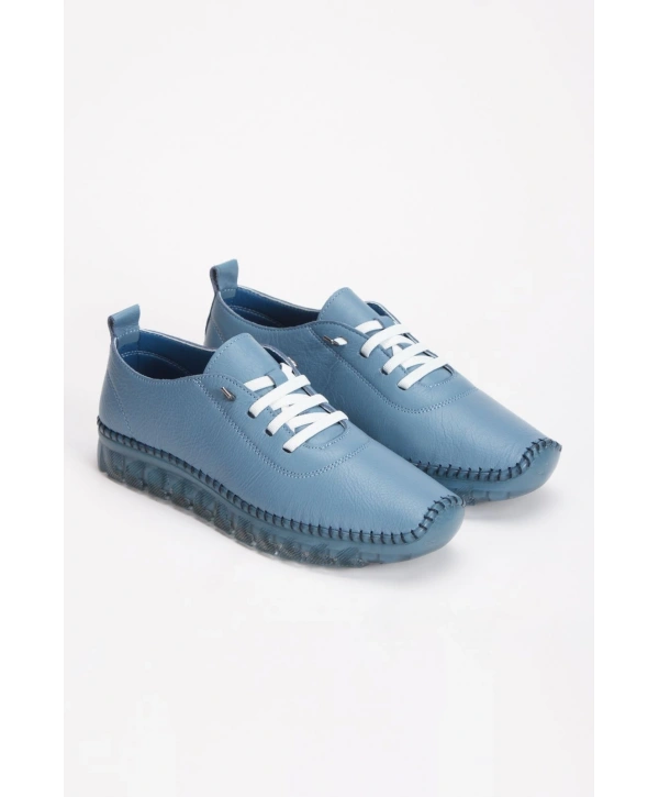 1701 VEFAZEN HAKİKİ DERİ SOFT ANATOMİK ŞEFFAF TABANLI KADIN AYAKKABISI