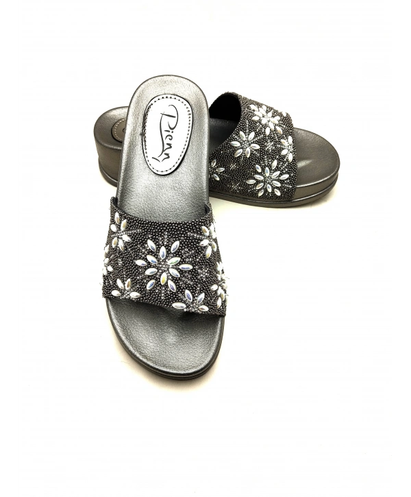 20028 PİENN YÜKSEK TABANLI TAŞLI KADIN TERLİĞİ