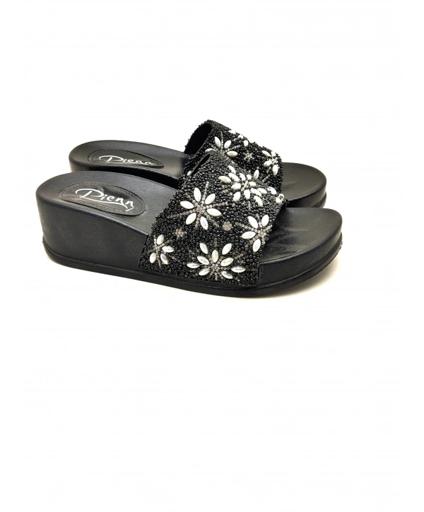 20028 PİENN YÜKSEK TABANLI TAŞLI KADIN TERLİĞİ