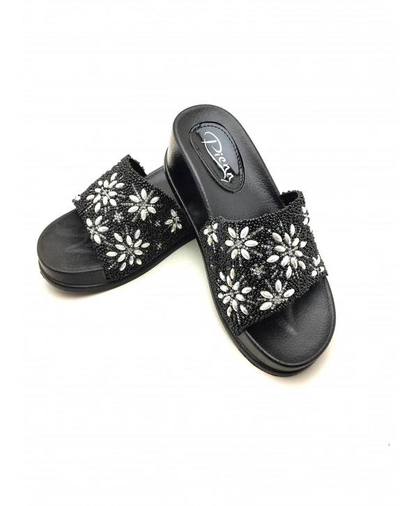 20028 PİENN YÜKSEK TABANLI TAŞLI KADIN TERLİĞİ