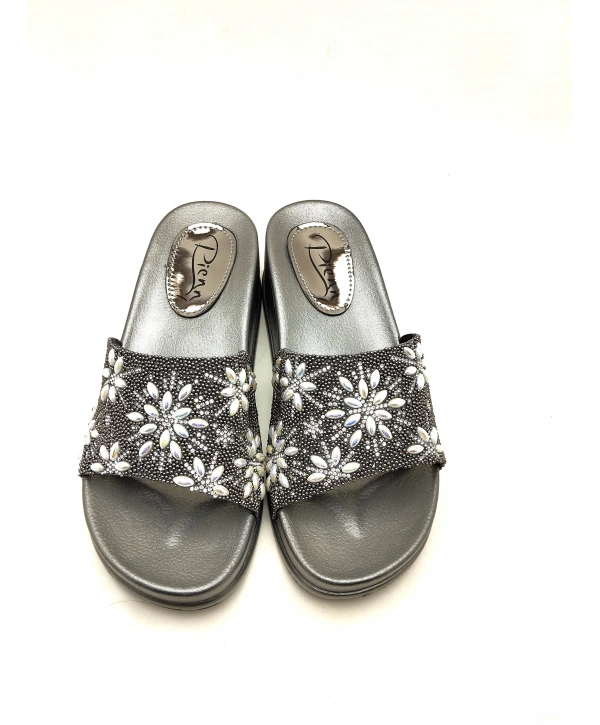 20028 PİENN YÜKSEK TABANLI TAŞLI KADIN TERLİĞİ