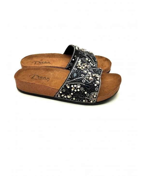 20050 PARMİ TAŞLI BAYAN RAHAT ŞIK TERLİK