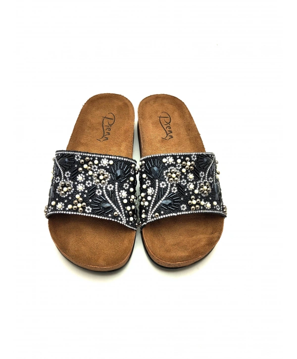 20050 PARMİ TAŞLI BAYAN RAHAT ŞIK TERLİK