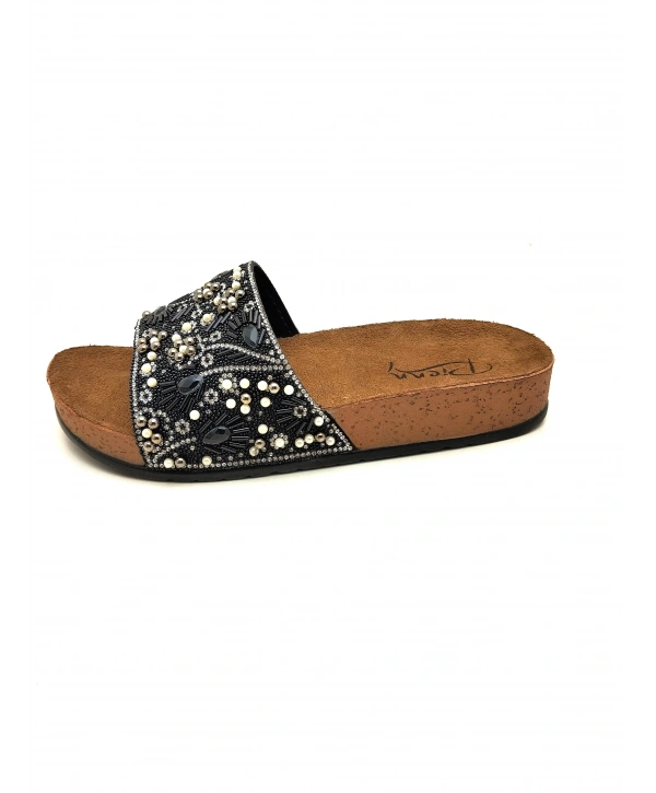 20050 PARMİ TAŞLI BAYAN RAHAT ŞIK TERLİK