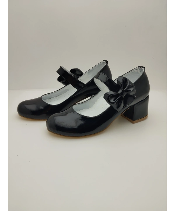 202 BEEBRON KIZ ÇOCUK TOPUKLU ABİYE AYAKKABI