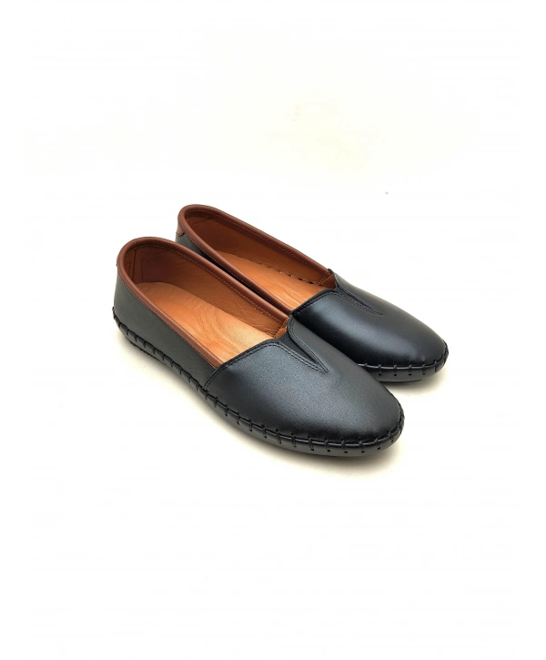 302 AYMODA BAYAN HAKİKİ DERİ ANATOMİK BABET