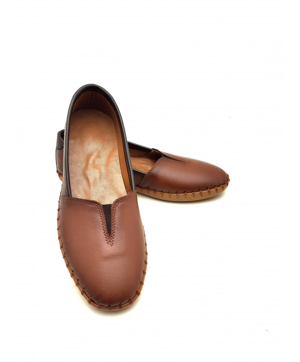 302 AYMODA HAKİKİ DERİ ANATOMİK BAYAN BABET