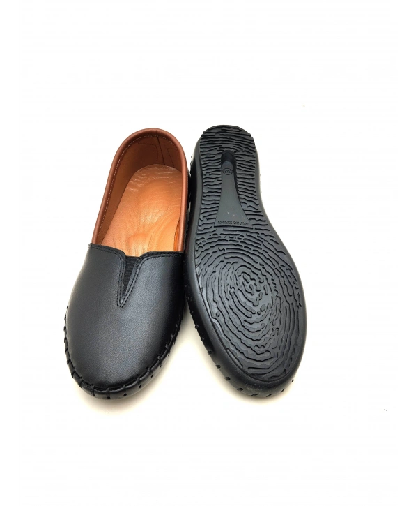 302 AYMODA BAYAN HAKİKİ DERİ ANATOMİK BABET