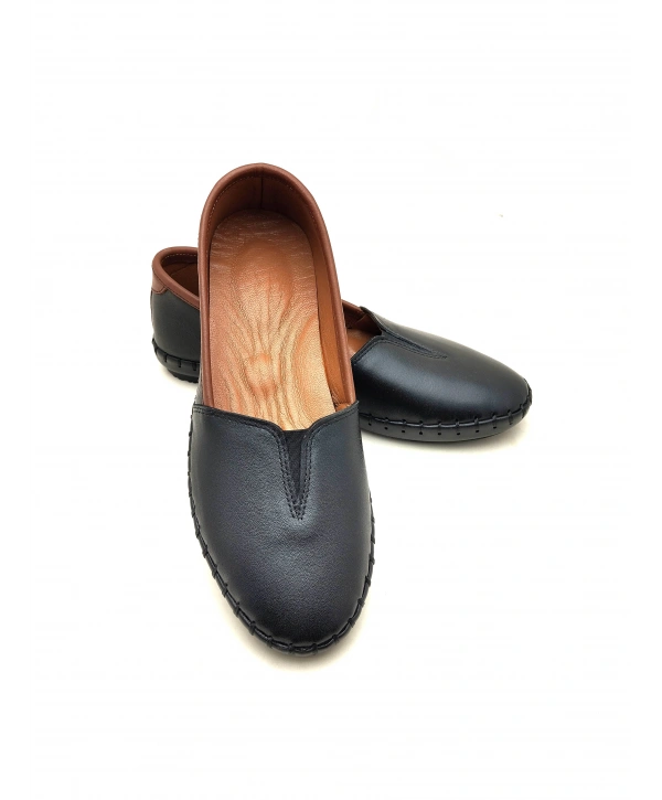 302 AYMODA BAYAN HAKİKİ DERİ ANATOMİK BABET