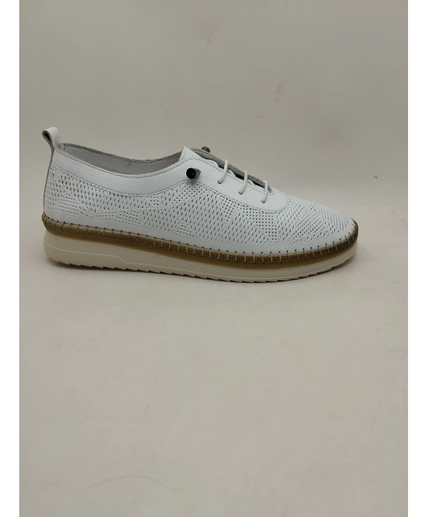 310 AYMODA DERİ BAYAN ANATOMİK GÜNLÜK SPOR AYAKKABI