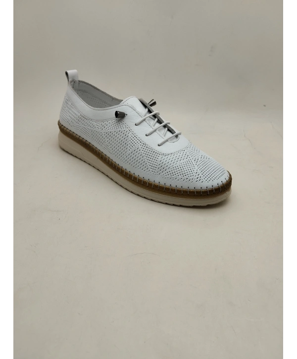 310 AYMODA DERİ BAYAN ANATOMİK GÜNLÜK SPOR AYAKKABI