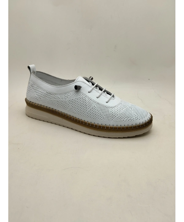 310 AYMODA DERİ BAYAN ANATOMİK GÜNLÜK SPOR AYAKKABI