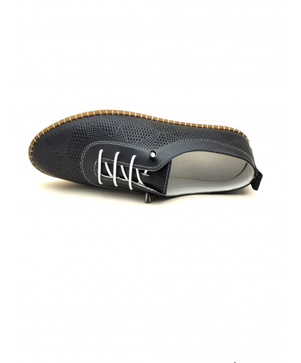 310 AYMODA DERİ BAYAN ANATOMİK GÜNLÜK SPOR AYAKKABI