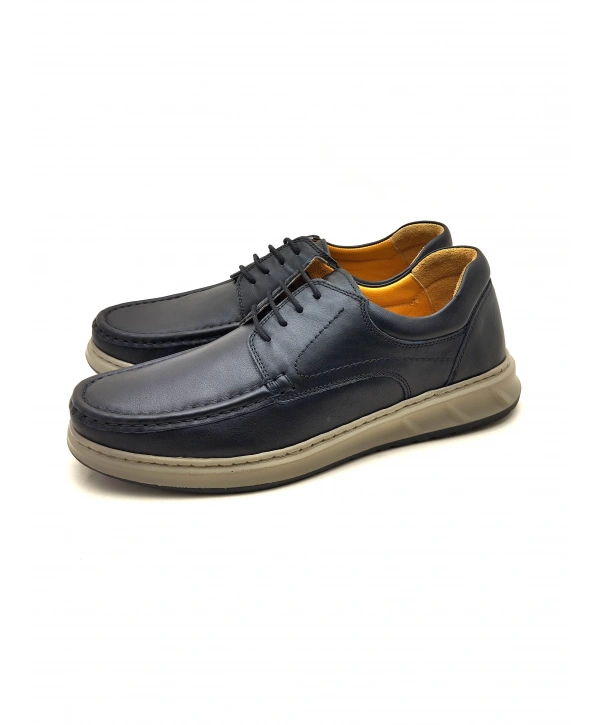 3802 LUİS FİGO HAKİKİ DERİ ERKEK BAĞCIKLI POLİ TABAN KOMFORT AYAKKABI