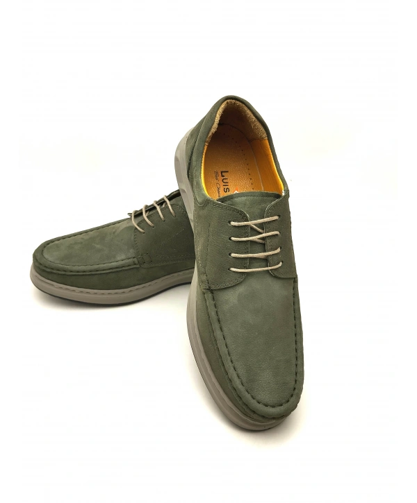 3802 LUİS FİGO HAKİKİ DERİ ERKEK BAĞCIKLI POLİ TABAN KOMFORT AYAKKABI