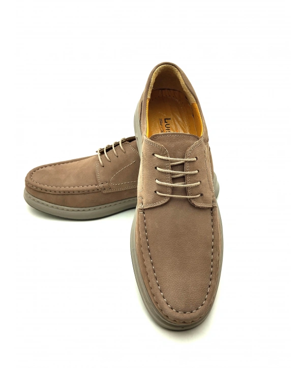 3802 LUİS FİGO HAKİKİ DERİ ERKEK BAĞCIKLI POLİ TABAN KOMFORT AYAKKABI