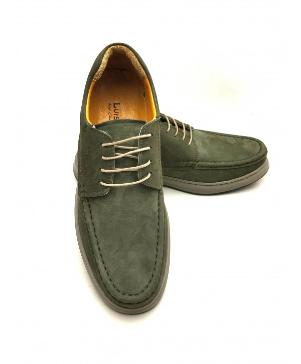 3802 LUİS FİGO HAKİKİ DERİ ERKEK BAĞCIKLI POLİ TABAN KOMFORT AYAKKABI