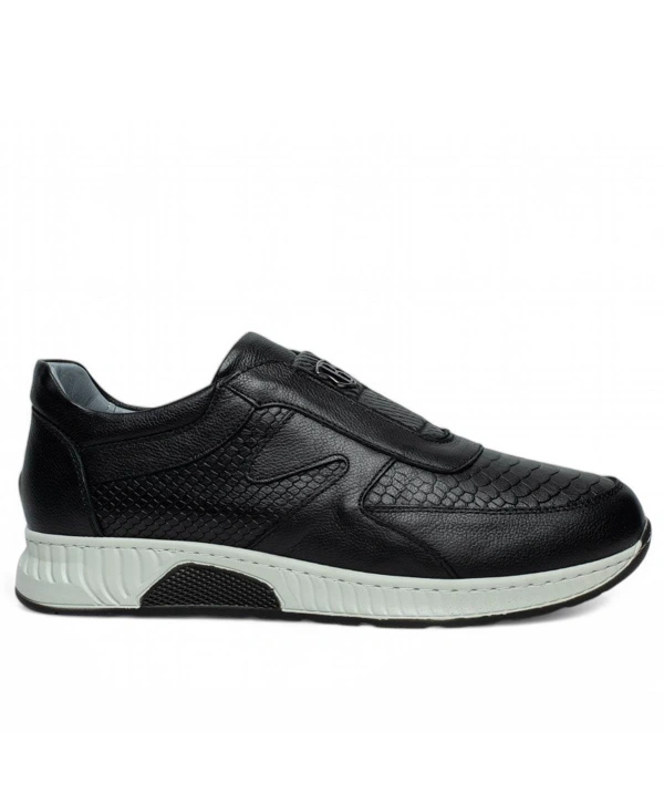 5070 MERT ERKEK POLİTABAN HAKİKİ DERİ LASTİKLİ AYAKKABI