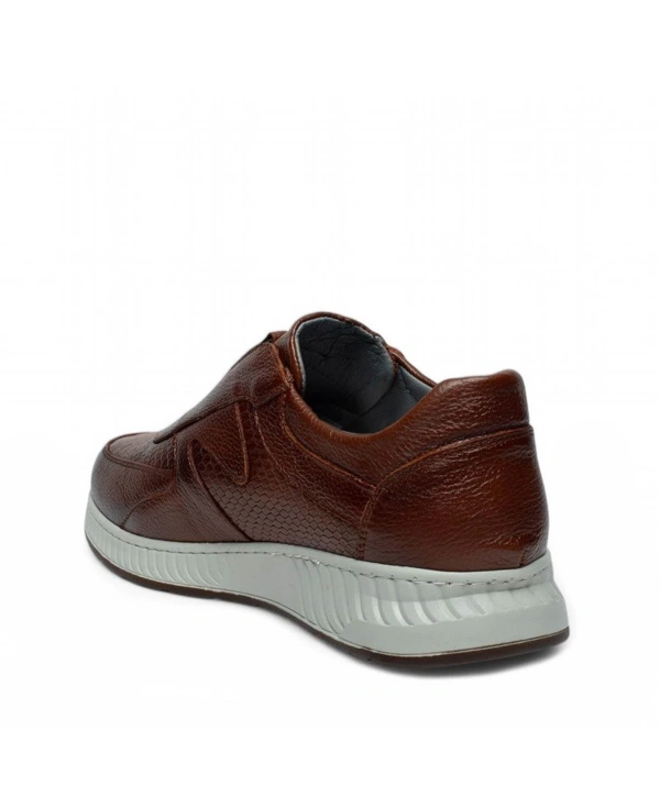 5070 MERT ERKEK POLİTABAN HAKİKİ DERİ  LASTİKLİ AYAKKABI