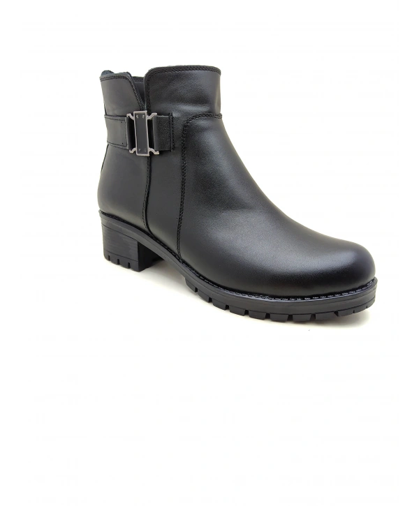 508 AYMODA DERİ TOKALI BAYAN BOTU