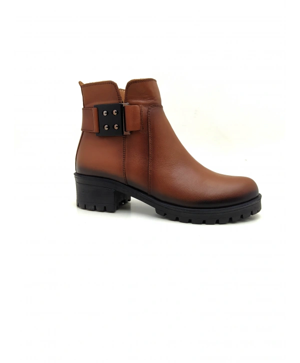 508 AYMODA DERİ TOKALI BAYAN BOTU