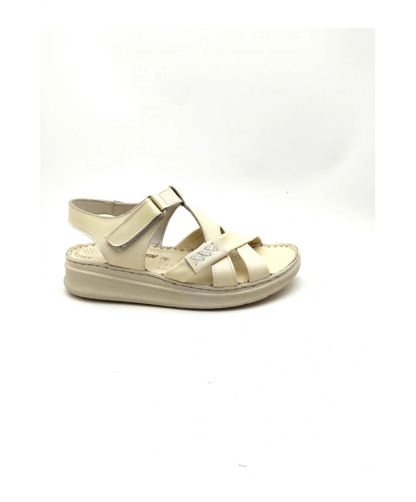 4002 Vefazen Deri Anatomik Sandalet