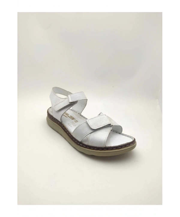 110 VEFAZEN CIRTLI DERİ SANDALET