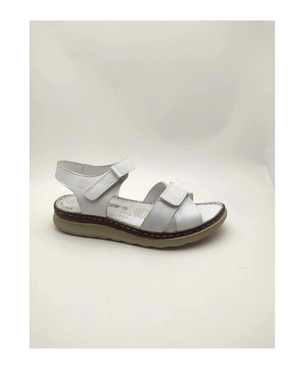 110 VEFAZEN CIRTLI DERİ SANDALET