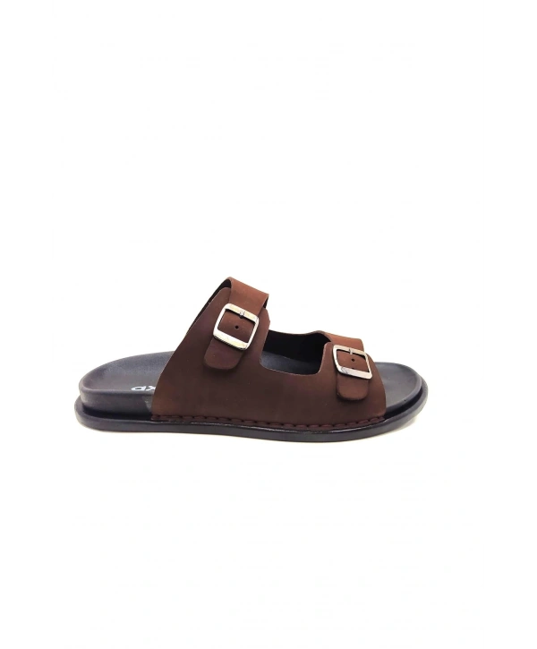 317 Deri Tokalı Terlik